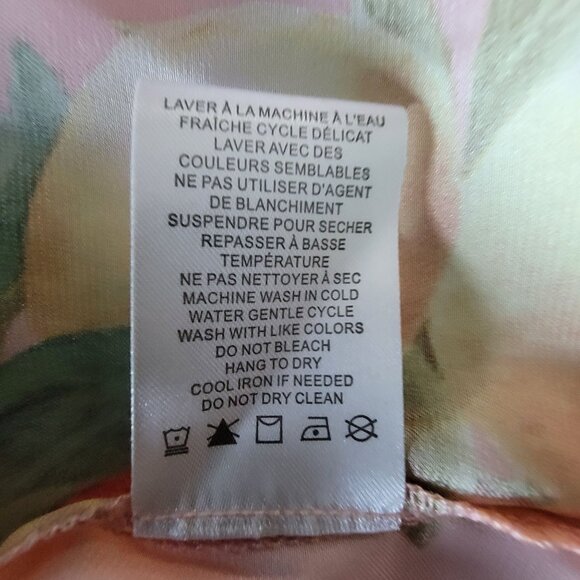 Joie Womens Large Sleeveless Lemon Print Blouse With Flutter Sleeves V-Neckline - Picture 8 of 14